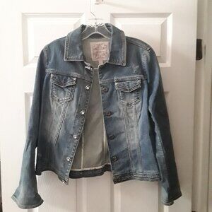 EUC Brighton Follow Your Heart Denim Jean Jacket